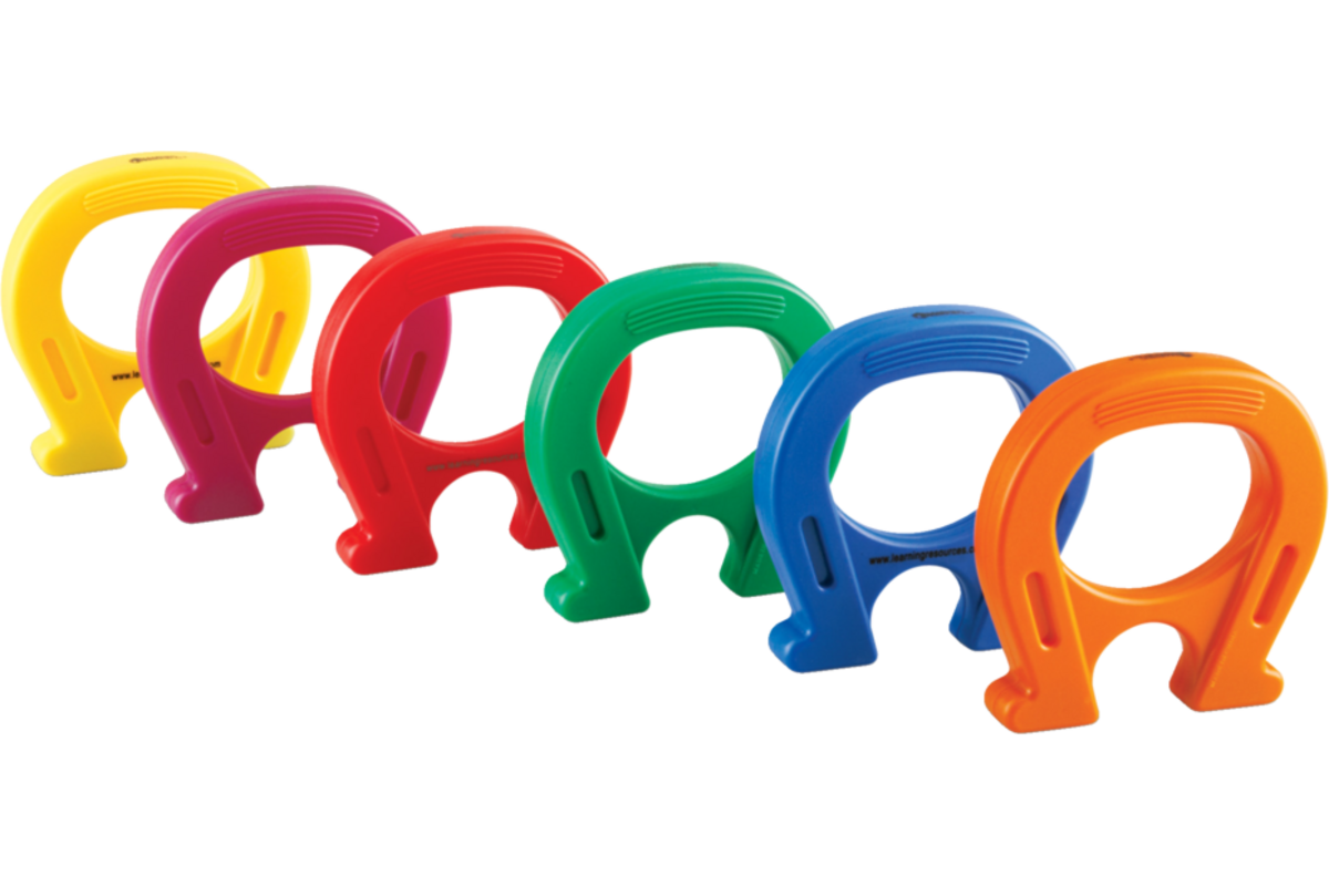 Jumbo hoefijzermagneten, set van 6