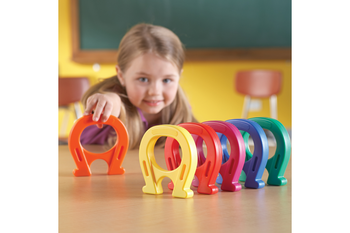Jumbo hoefijzermagneten, set van 6