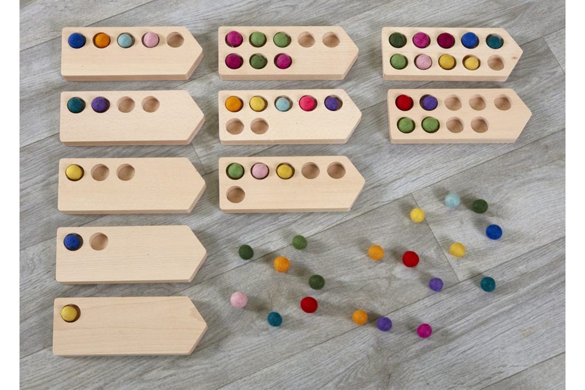 Rekenbootjes (10 stuks)