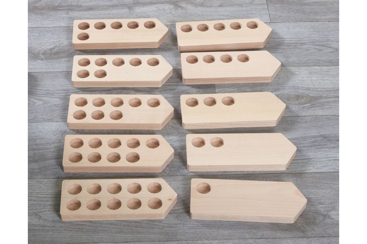 Rekenbootjes (10 stuks)