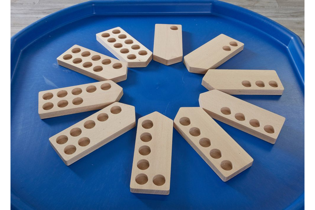 Rekenbootjes (10 stuks)
