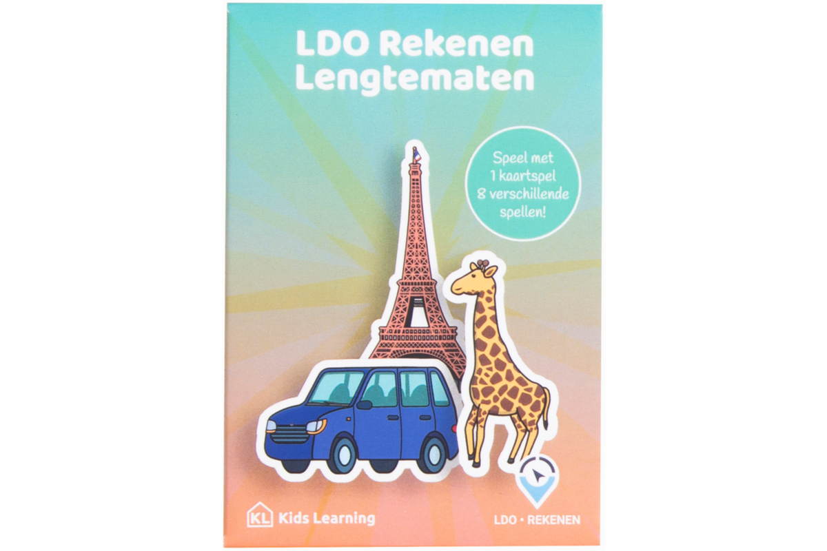 LDO Rekenen – Kaartspel meten – set van 3