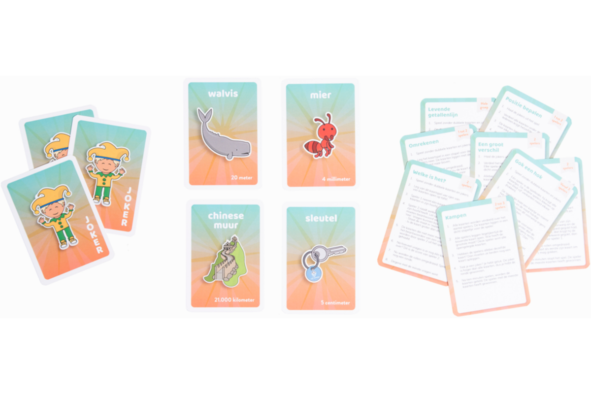 LDO Rekenen – Kaartspel meten – set van 3