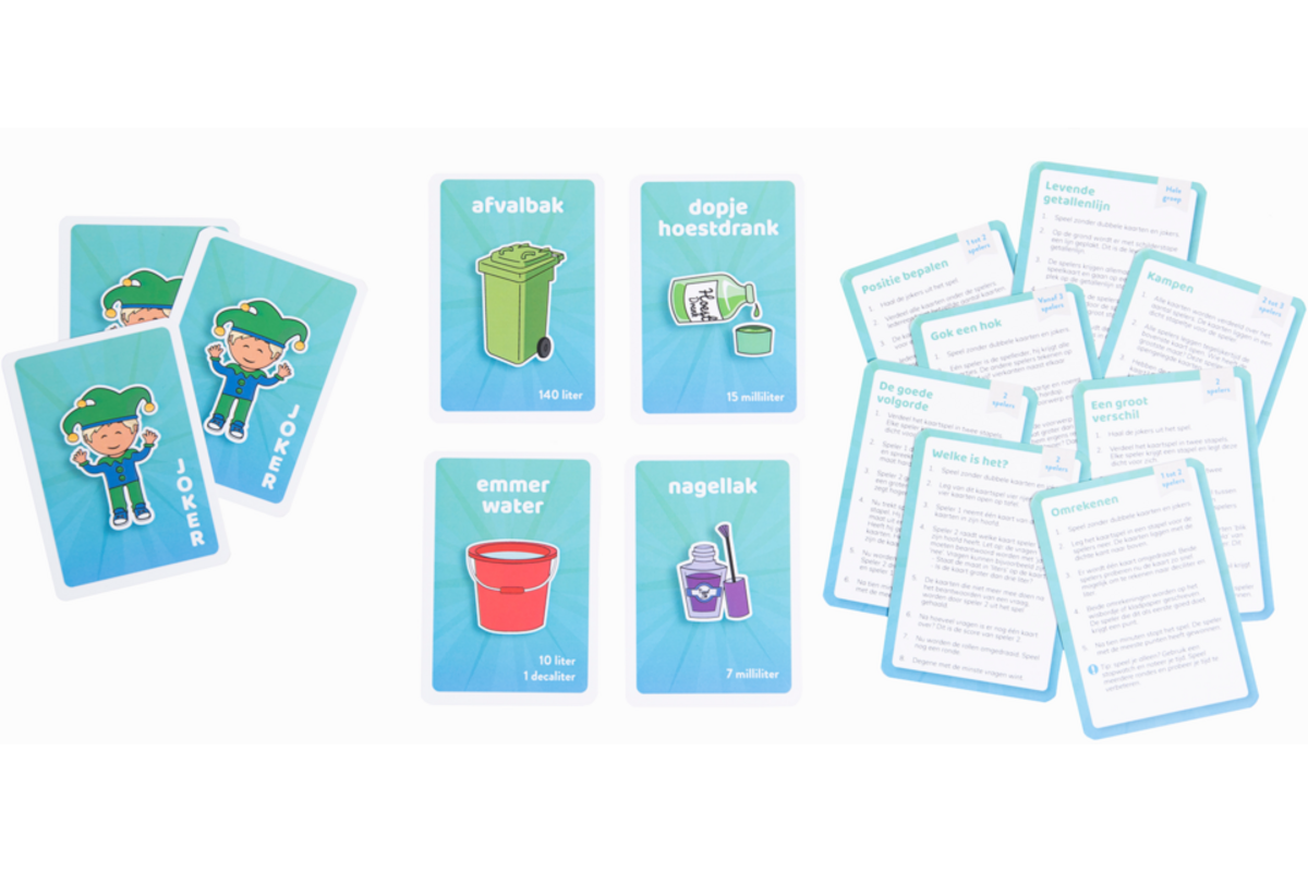 LDO Rekenen – Kaartspel meten – set van 3