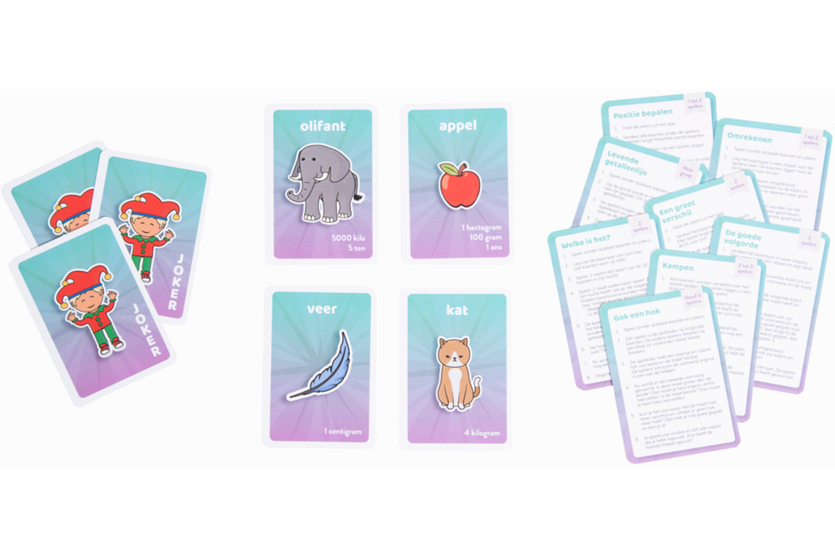 LDO Rekenen – Kaartspel meten – set van 3