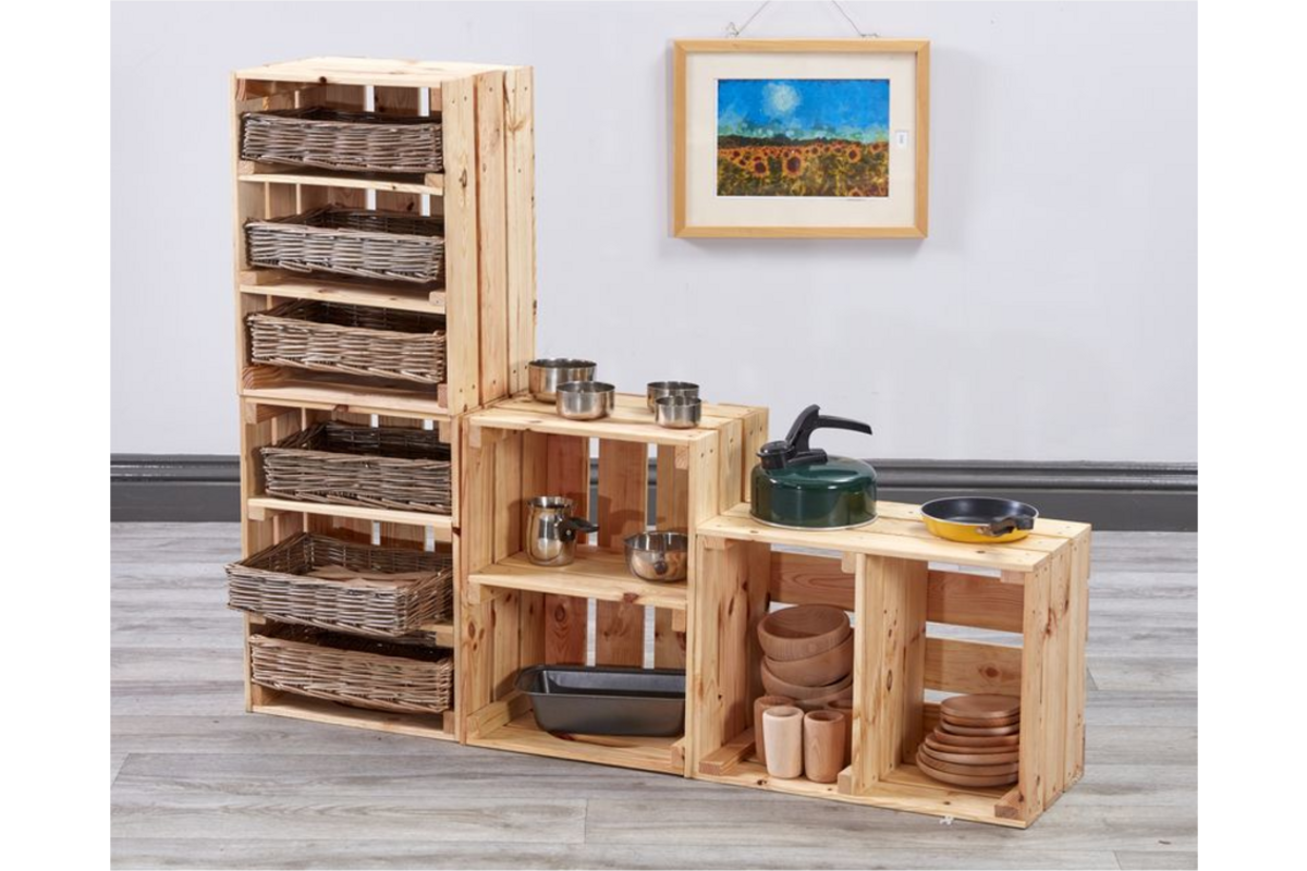 Flatgebouw poppenhuis / keuken