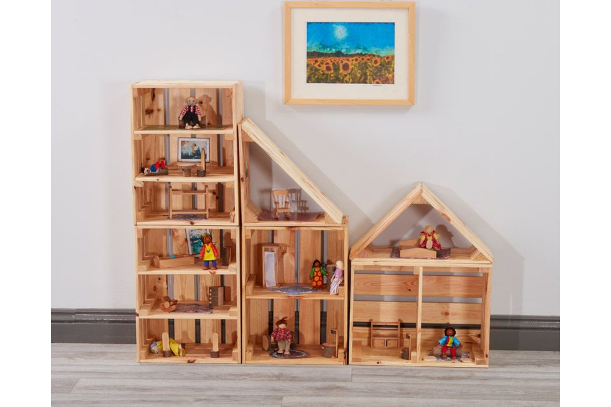 Flatgebouw poppenhuis / keuken
