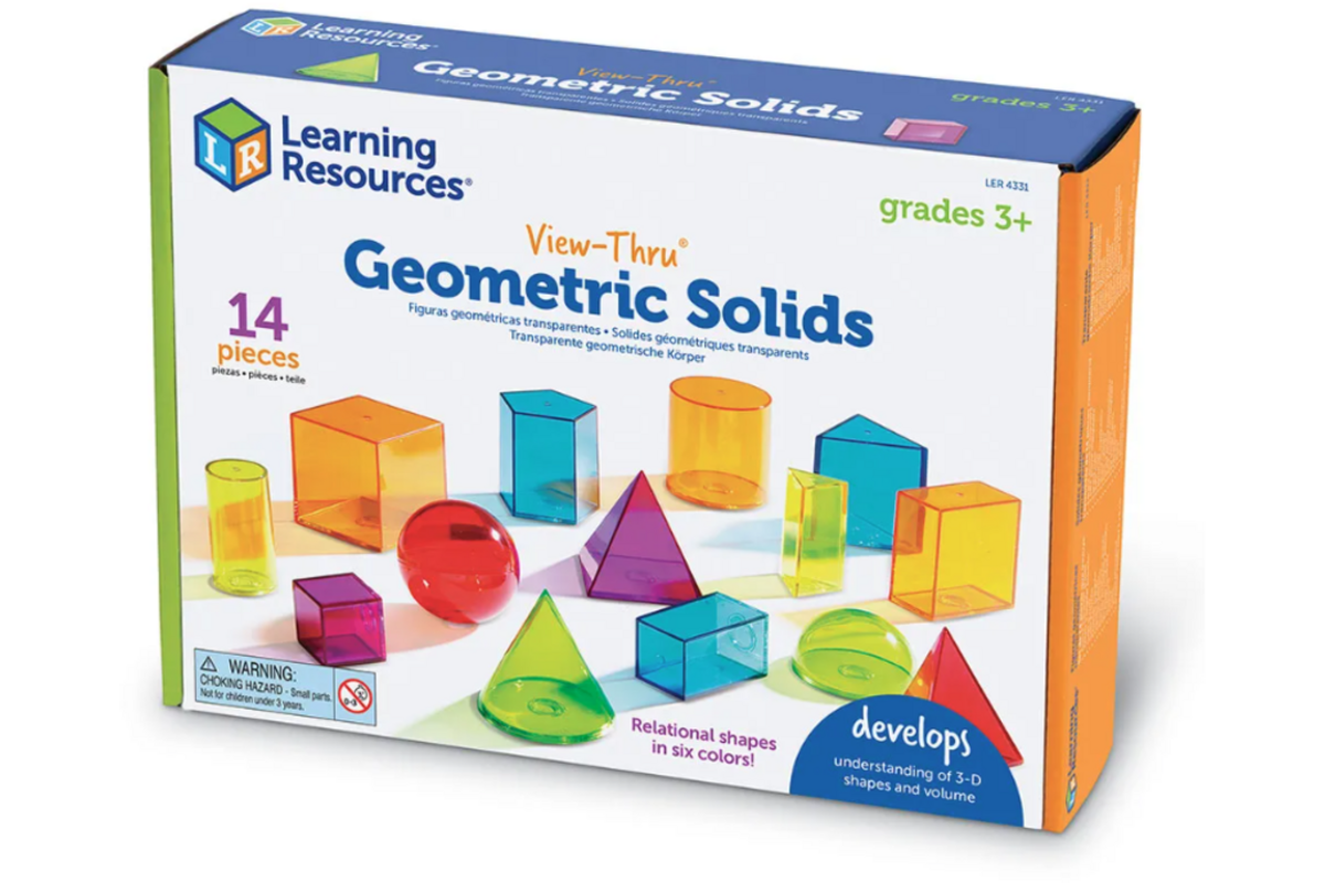 Geometrische vaste lichamen (set van 14)