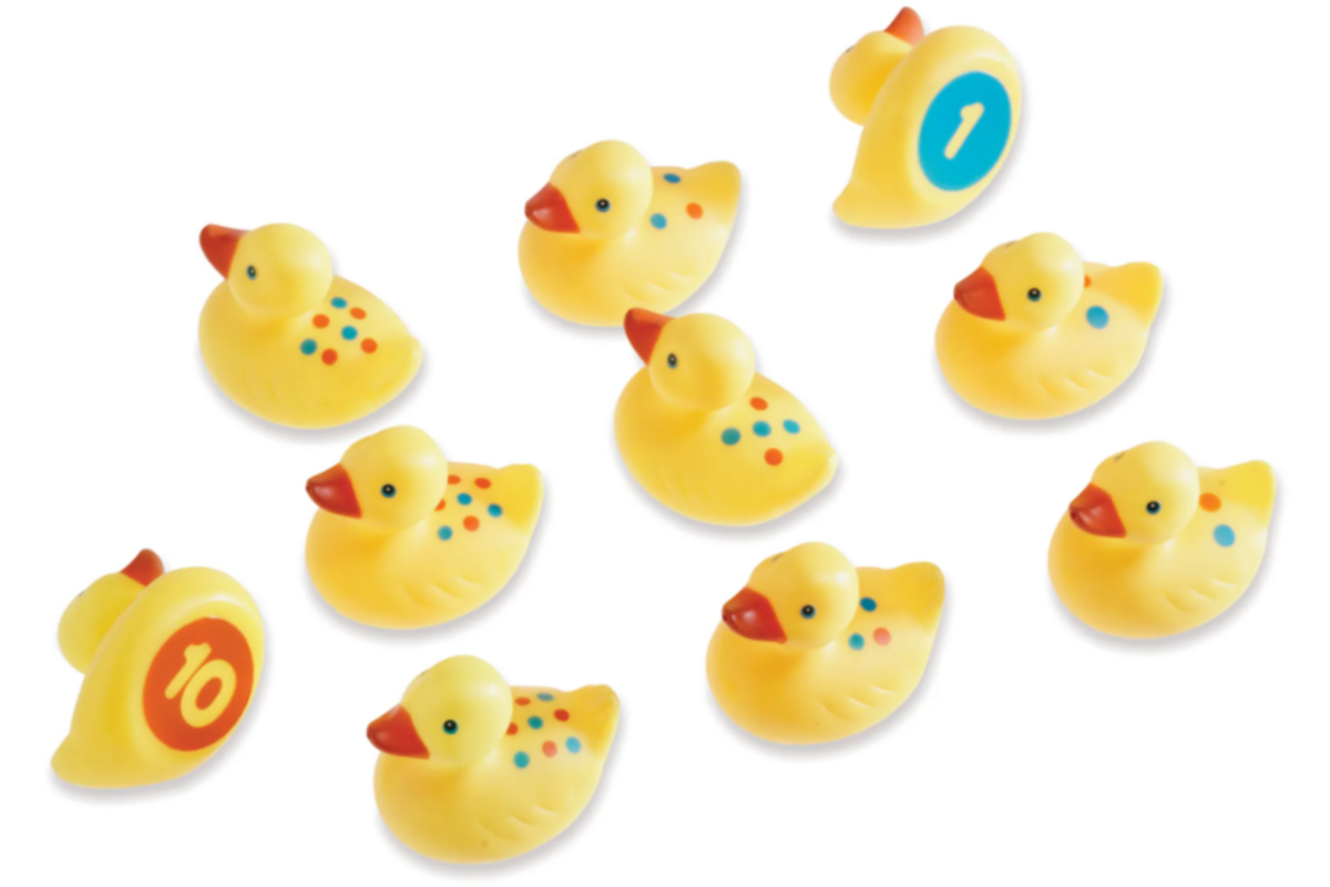 Smart Splash® Getallenpret Eendjes (Set van 10)