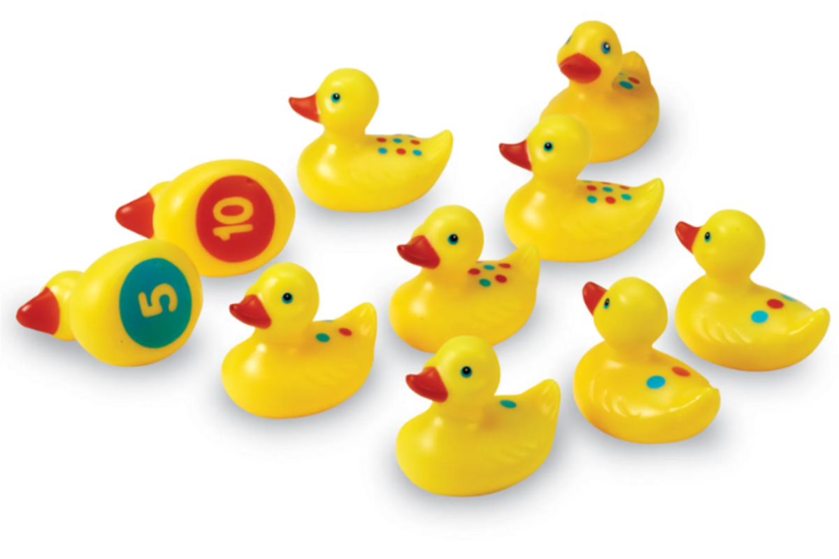 Smart Splash® Getallenpret Eendjes (Set van 10)