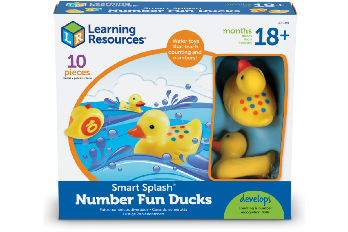 Smart Splash® Getallenpret Eendjes (Set van 10)
