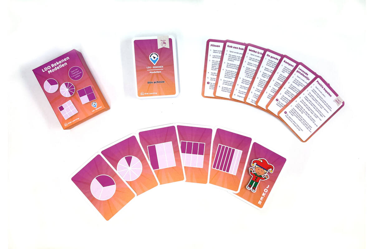 LDO Rekenen - Kaartspel Breuken - set van 3