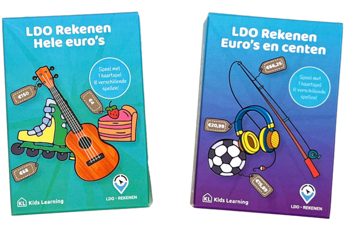 LDO Rekenen - Kaartspel Geld - set van 2