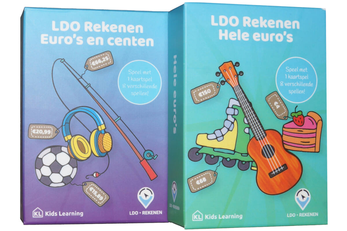 LDO Rekenen - Kaartspel Geld - set van 2