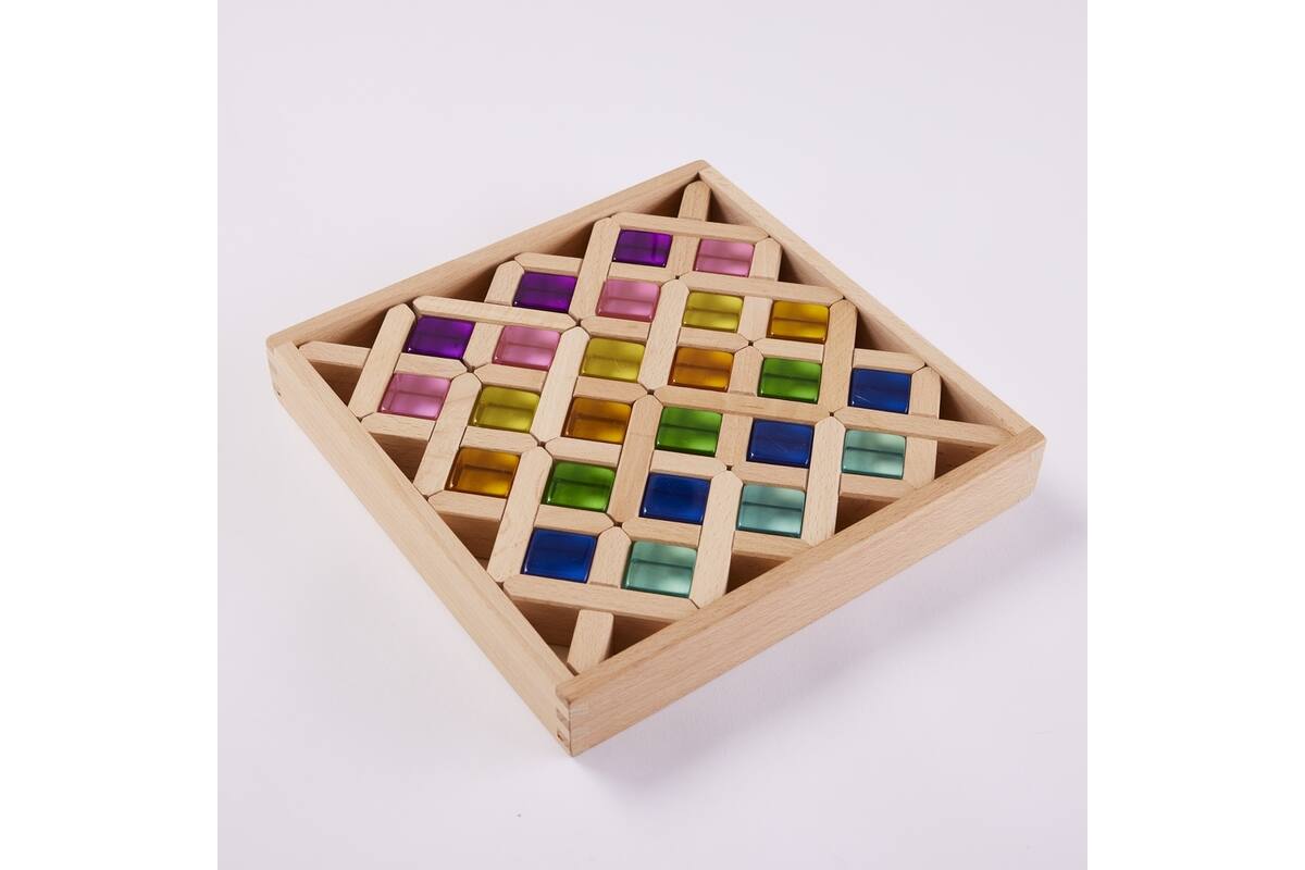 Regenboog Edelstenen & Kruizen Set van 40