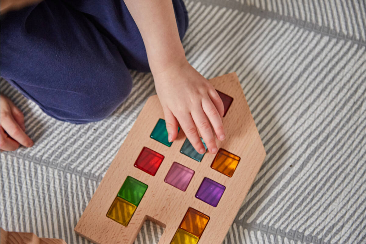 Regenboog Edelstenen Gebouwen - Set van 36