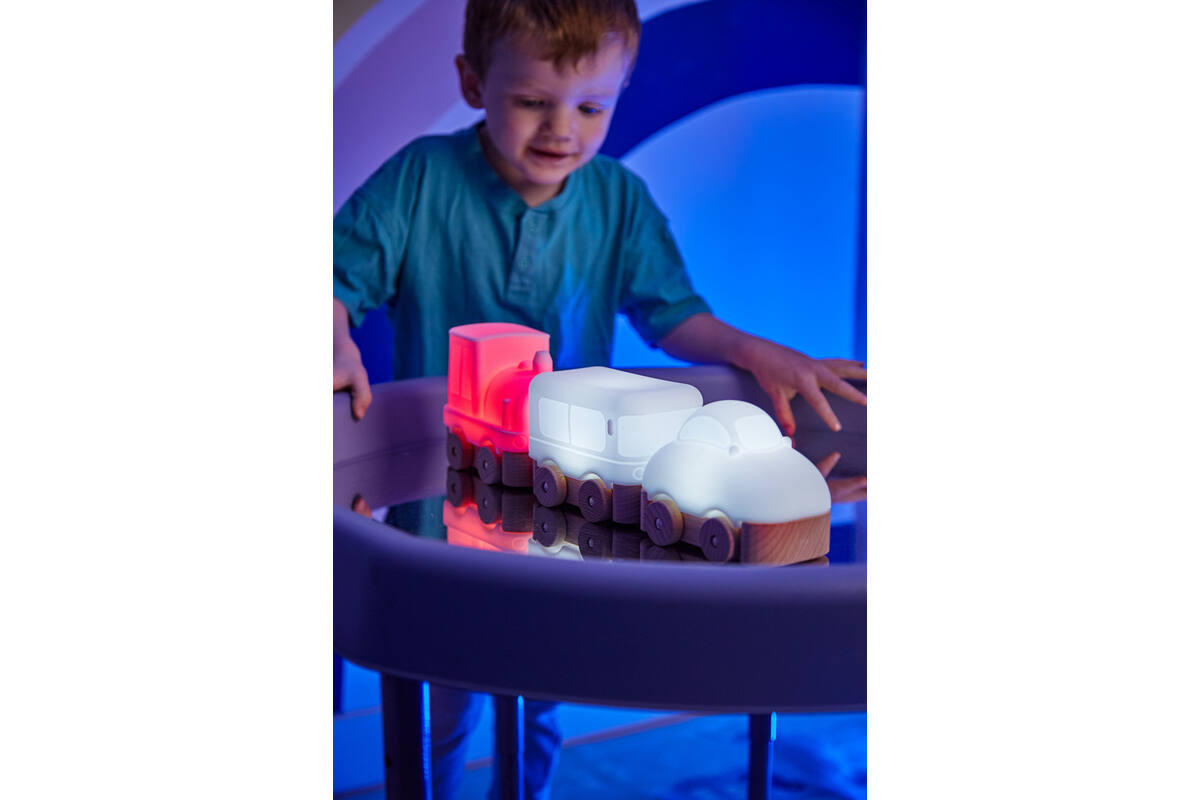 Lichtgevende Siliconen Voertuigen, set van 3 stuks