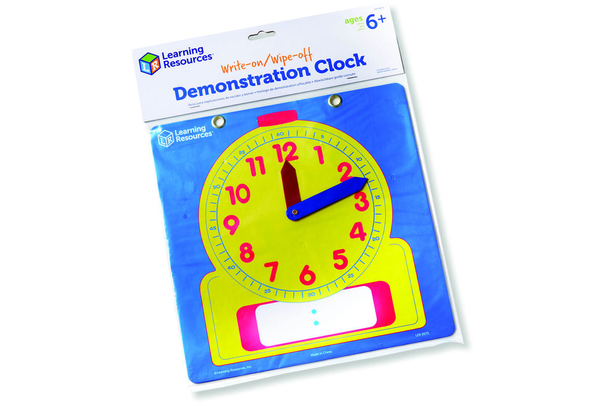 Demonstratie Klok, beschrijfbaar en afneembaar