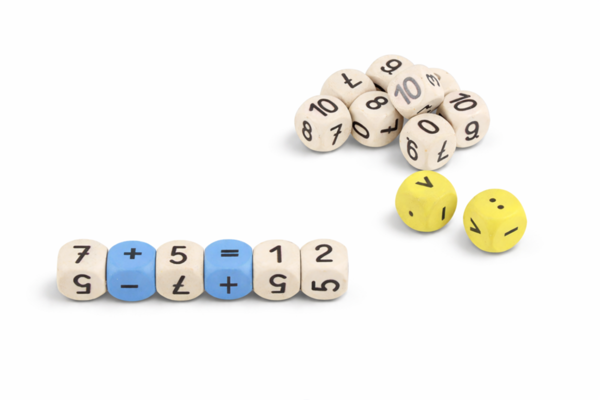 Twin Dice, 16 stuks met voorbeelden, in kartonnen doos