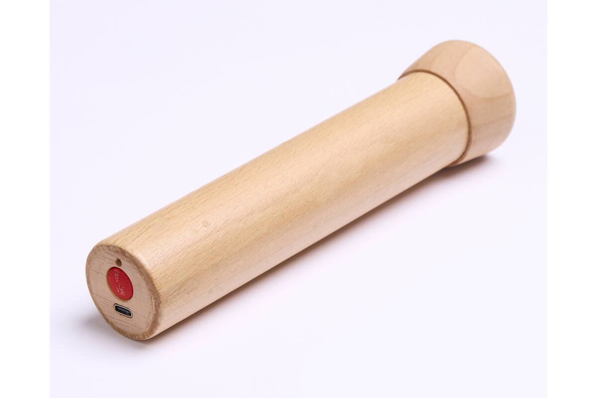 Zaklamp van hout