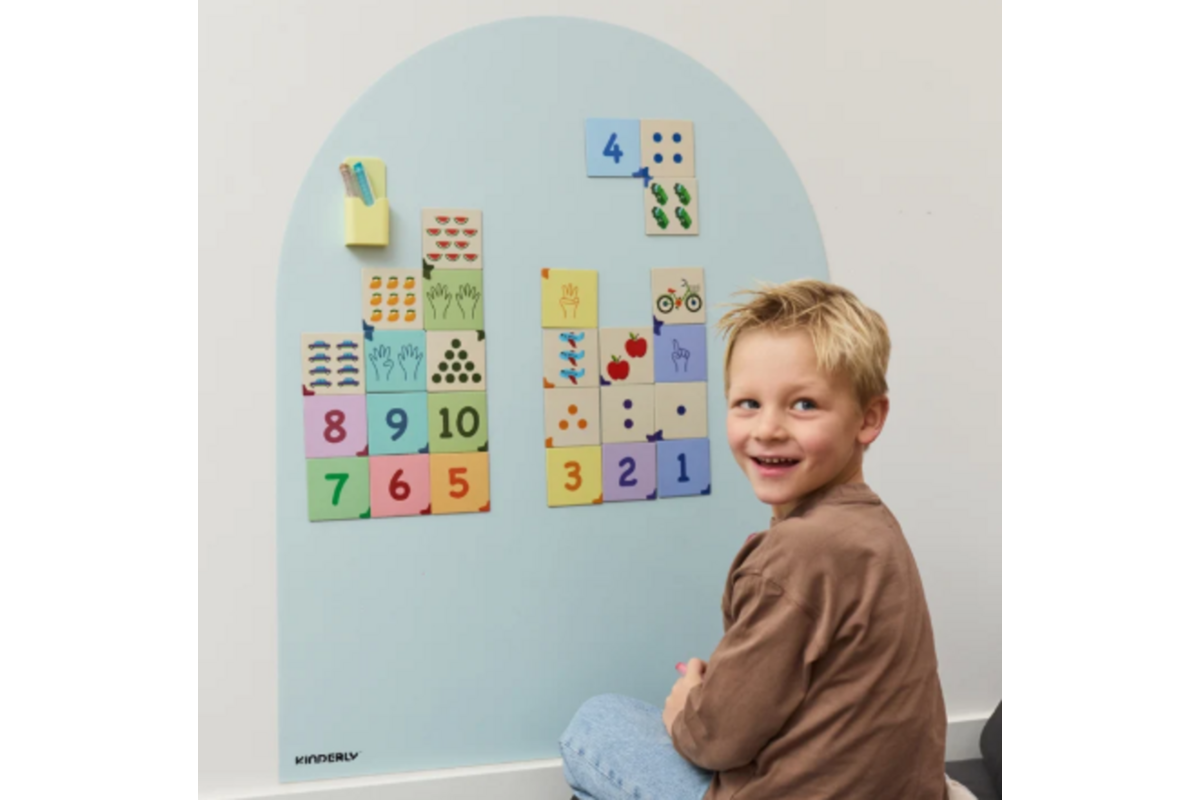 Magnetische cijferpuzzel