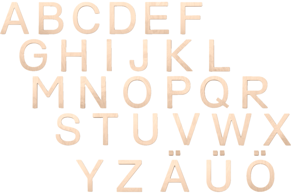 Letters gigantisch