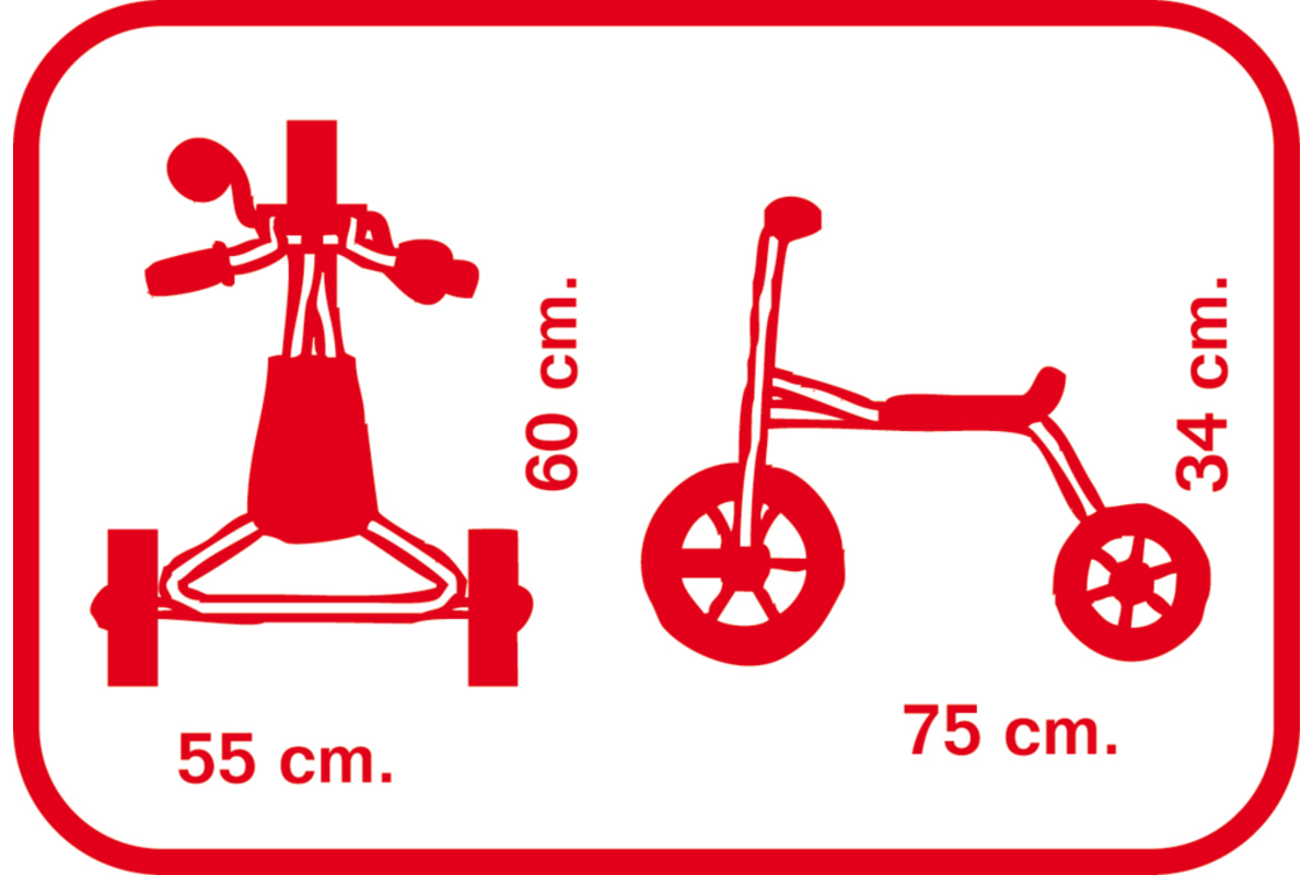 Rabo 7026 driewieler midi