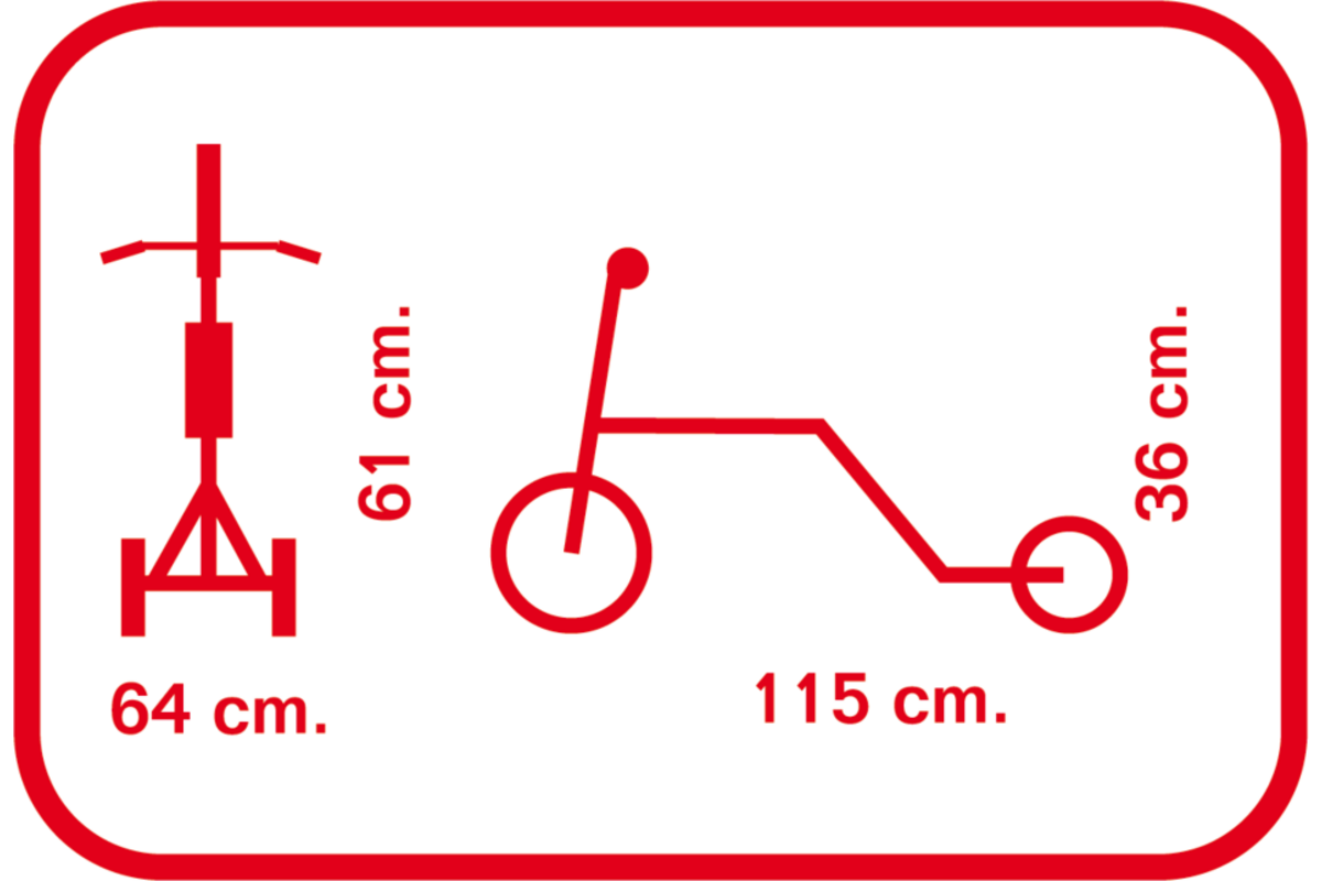 Strijdwagen midi gegalvaniseerd
