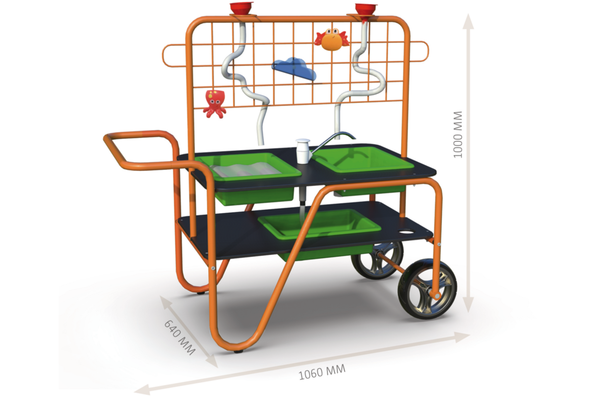Mobiele waterspeeltafel, Splash Fun, (excl. Montage)