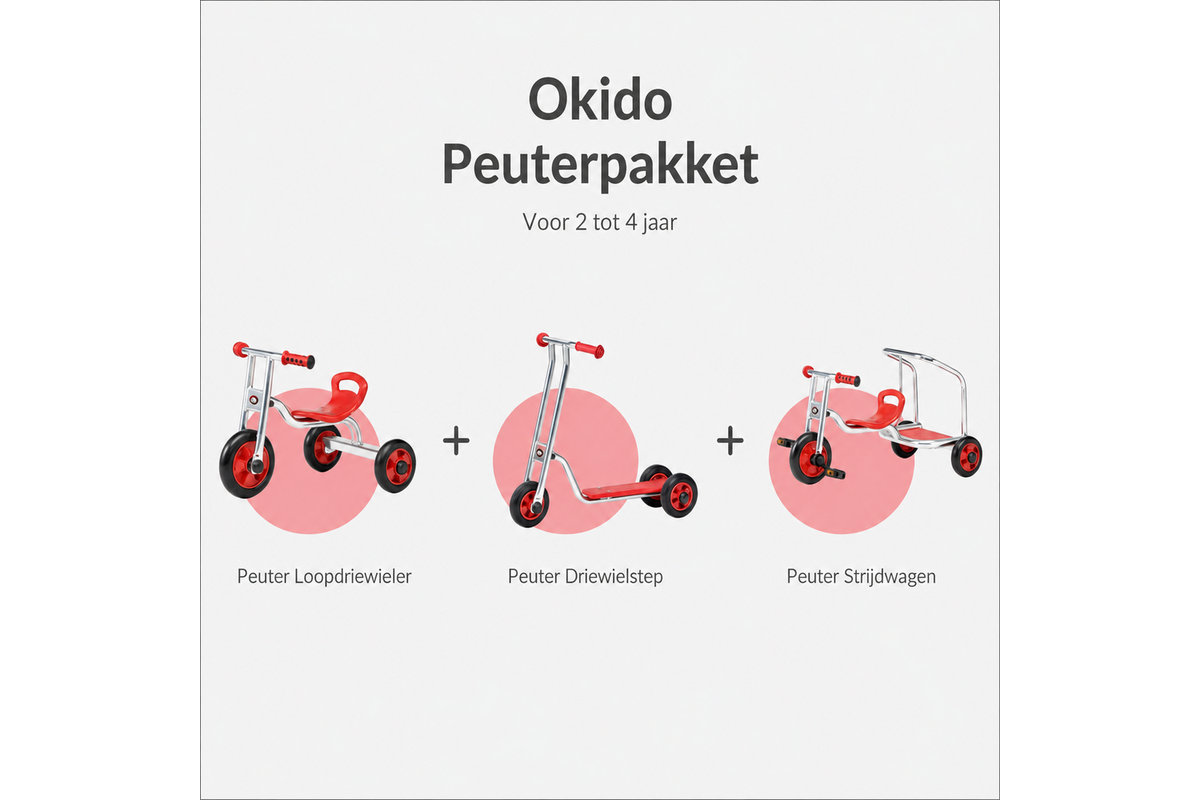 Okido Peuterpakket, voor 2 tot 4 jaar