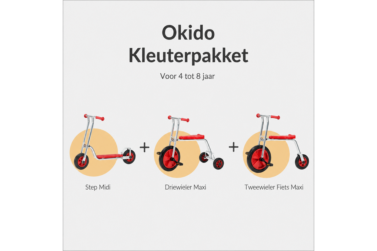 Okido Kleuterpakket, voor 4 tot 8 jaar