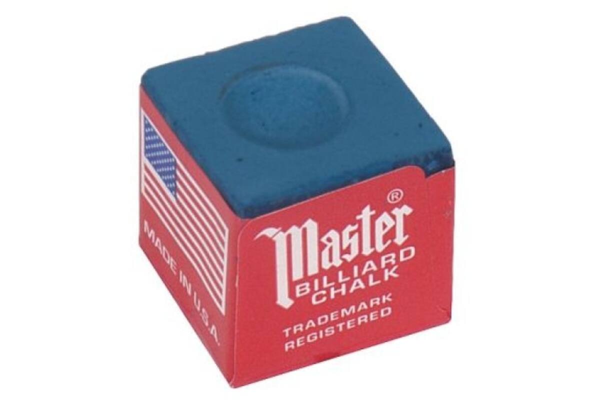 Master doosje krijtjes 12 st. blauw