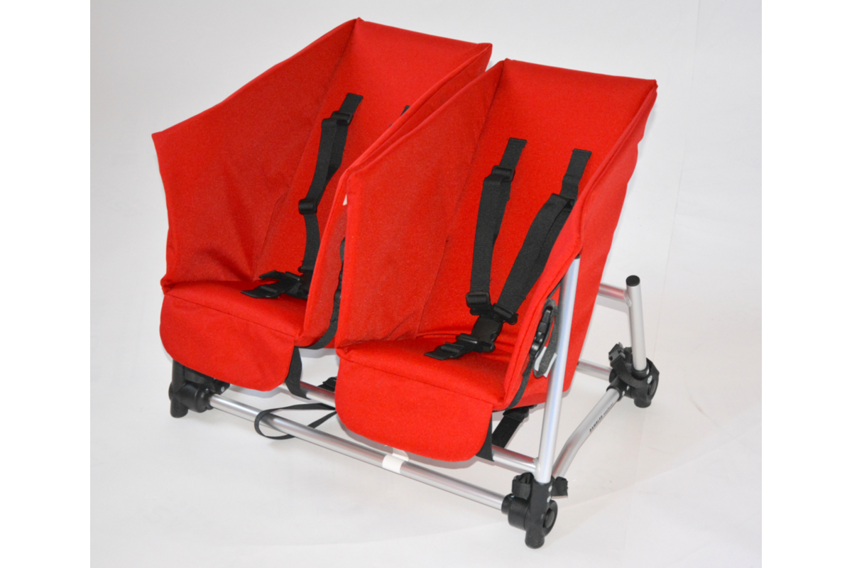 Rambler duo-babyzitje rood