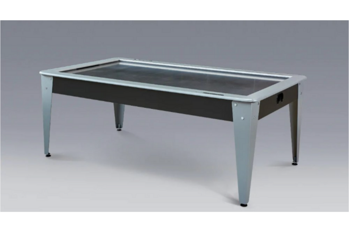 Bilijardai Dino Airhockey 7ft zwart RVS voorzien van 2 motoren