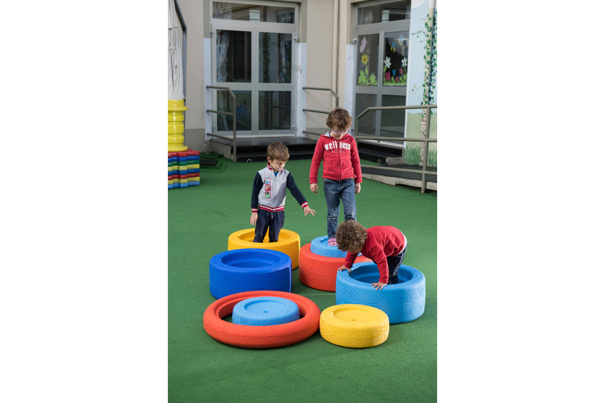 Motorische wielen, set van 10 stuks