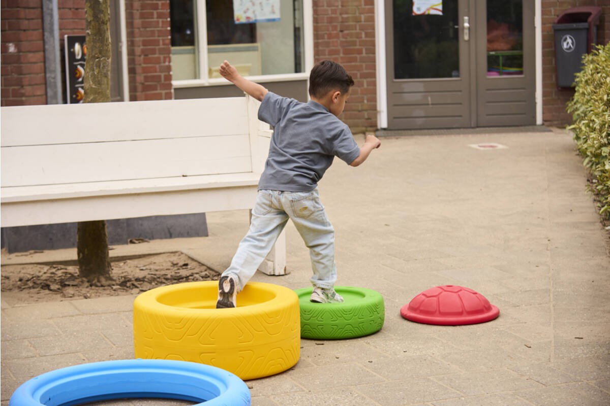 Turtlegym met 3 motorische wielen