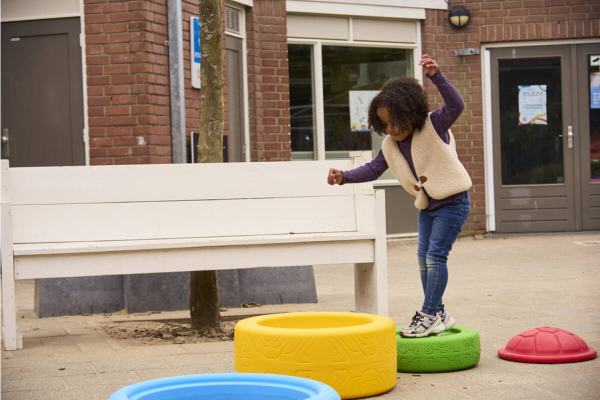 Turtlegym met 3 motorische wielen