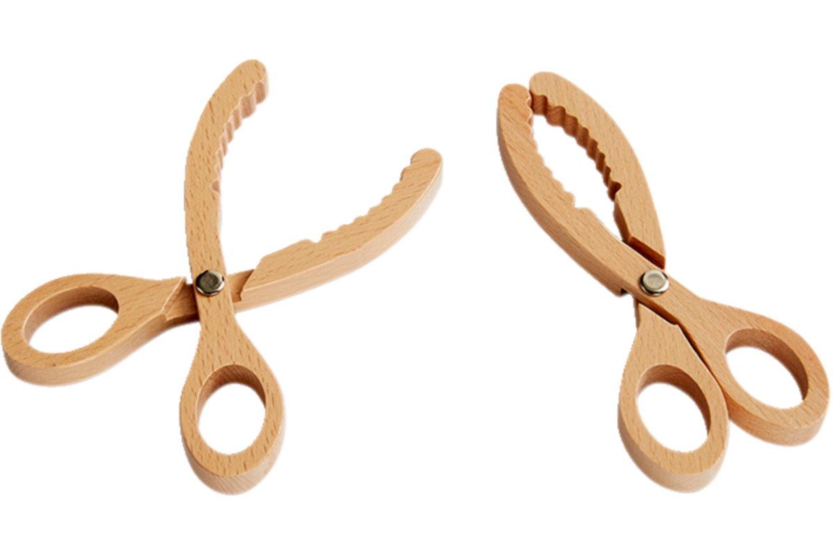 Houten schaar, set van 2