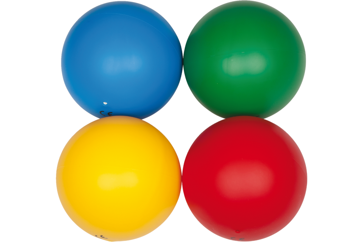 Gymnastiekbal 18 cm rood, 175 gram