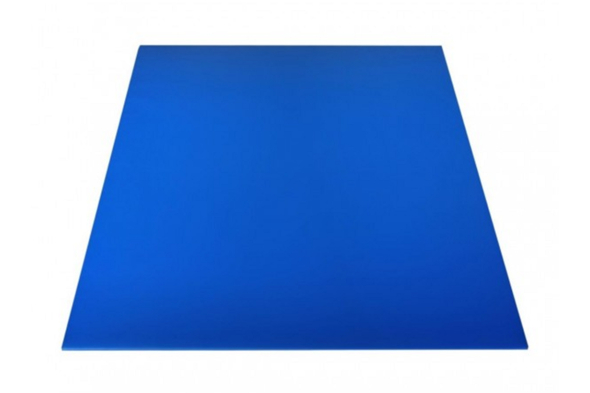 Speelmat blauw formaat 200 x 100 x 2 cm (geen bouwmat)