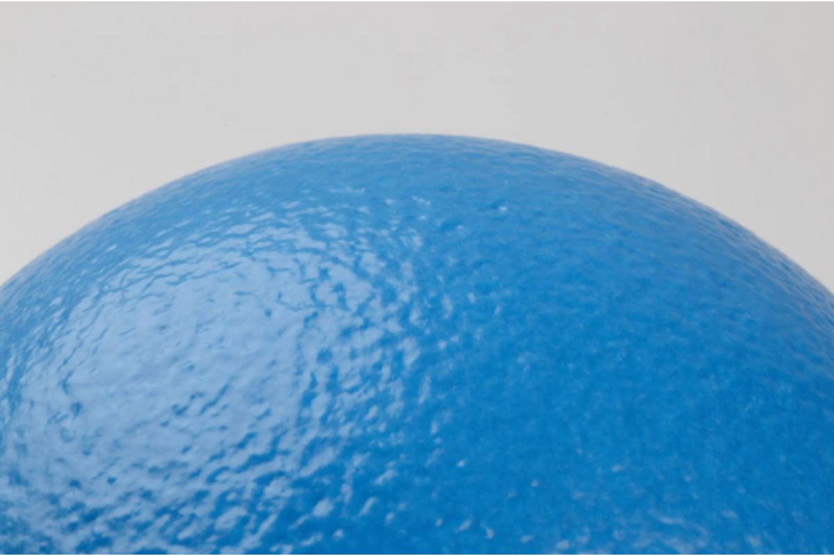 Bal | DRAGONSKIN Soft, Ø 18 cm, 130 g, neonblauw