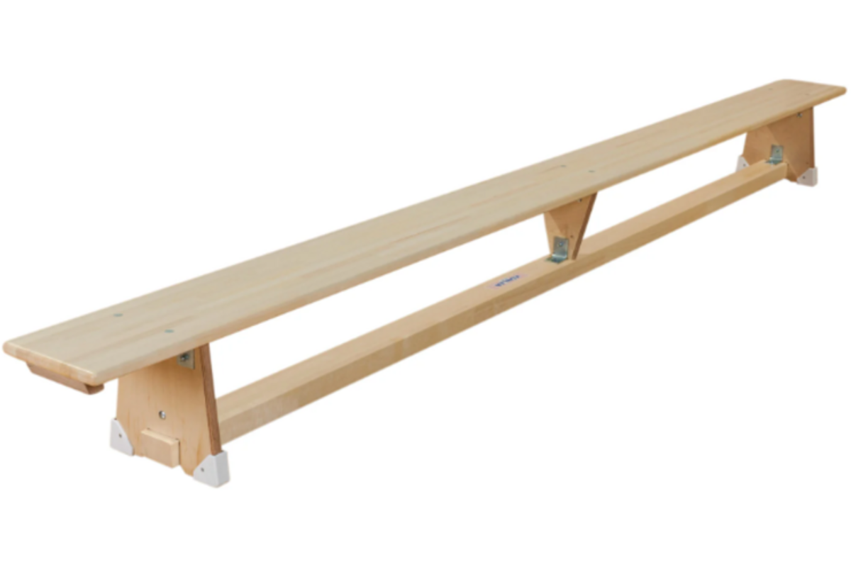 Turn-/gymnastiekbank, 400 cm, GS + DIN, met hangrail