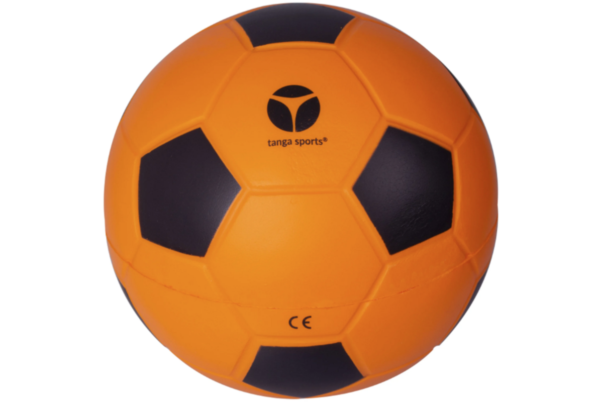 Voetbal | PU-Soft-voetbal Ø 20 cm, oranje, 295 g
