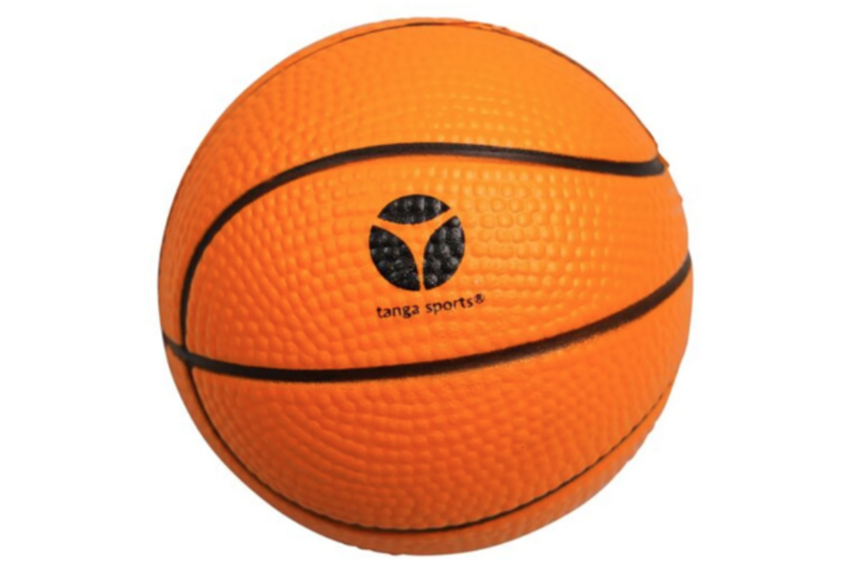 Basketbal | Super Bounce Basketball, Ø 6,3 cm, oranje/zwart