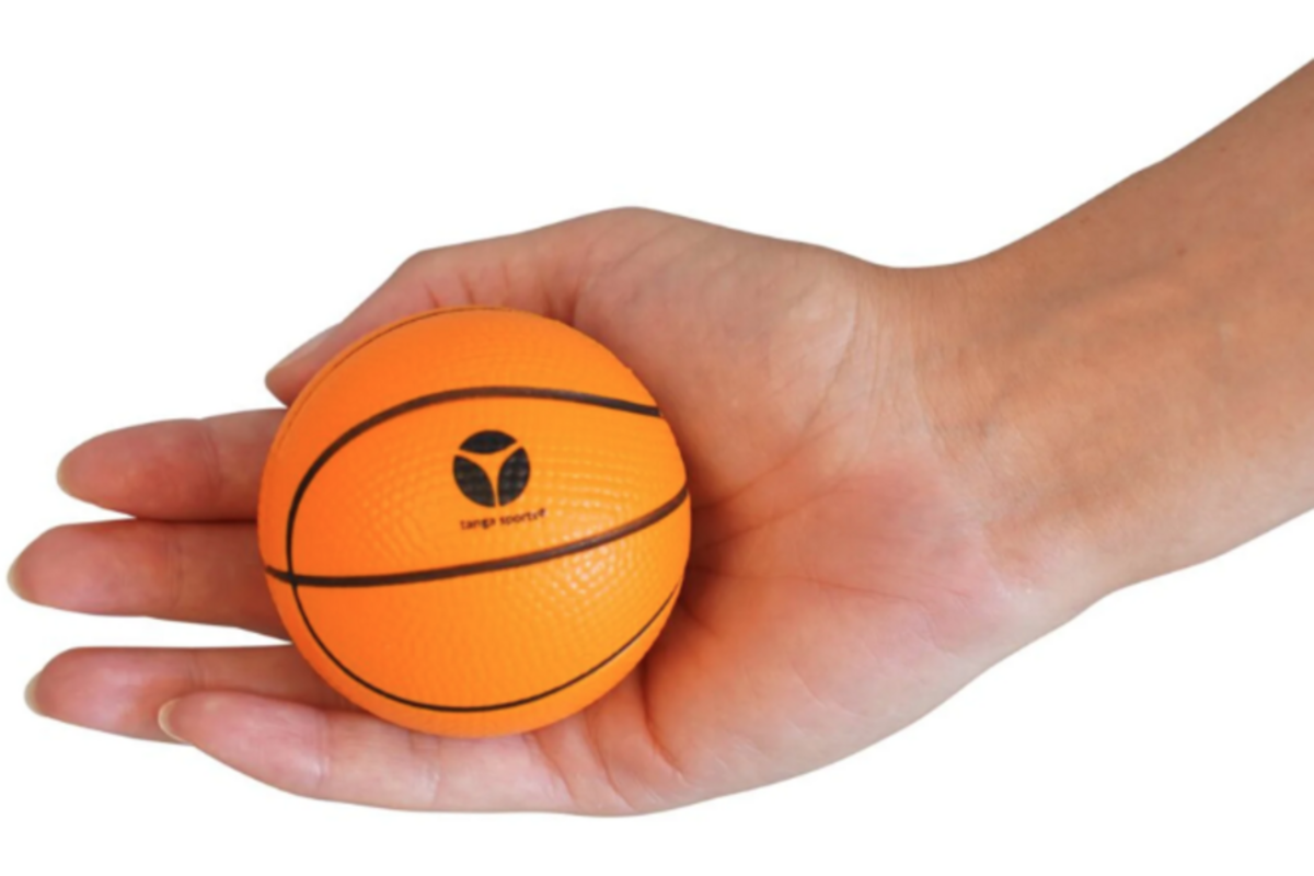 Basketbal | Super Bounce Basketball, Ø 6,3 cm, oranje/zwart