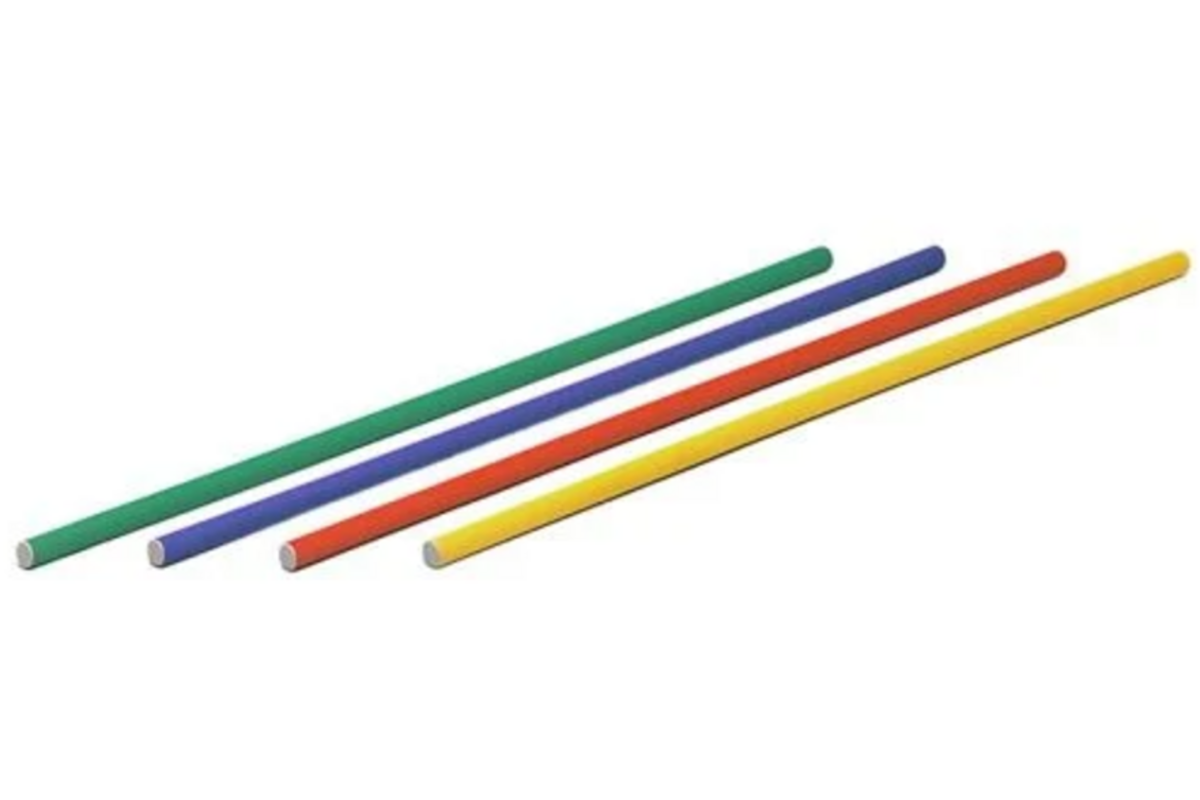 Gymstok voor oefeningen en pionnen, 80 cm, blauw