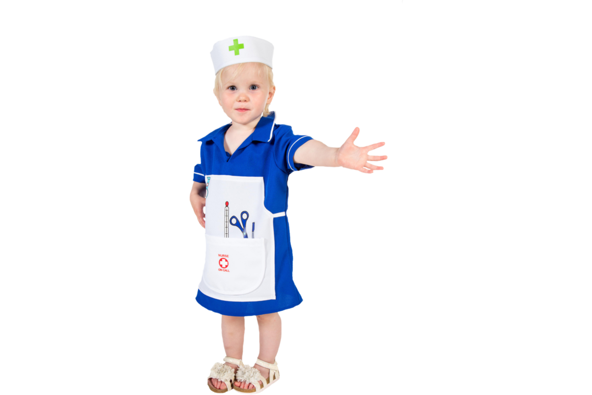 Verkleedkleding ECO zuster, 4-7 jaar