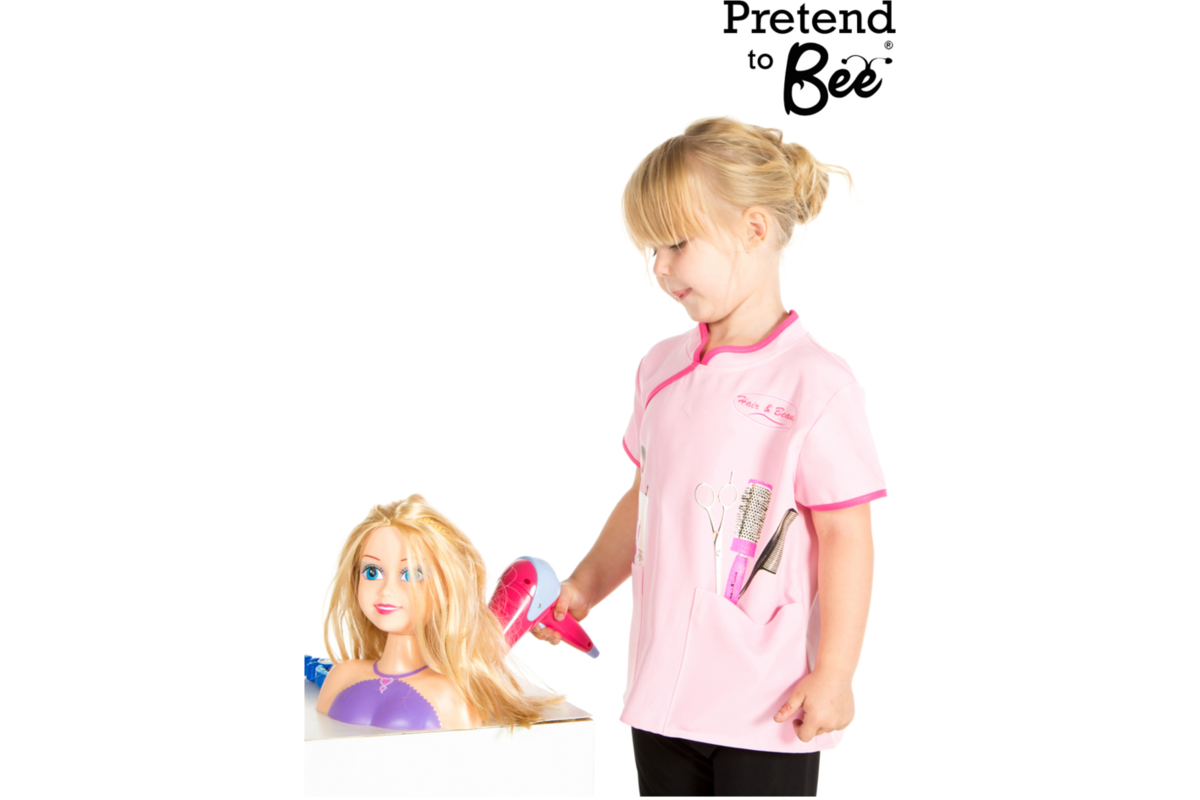 Verkleedkleding ECO schoonheidsspecialiste, 4-7 jaar