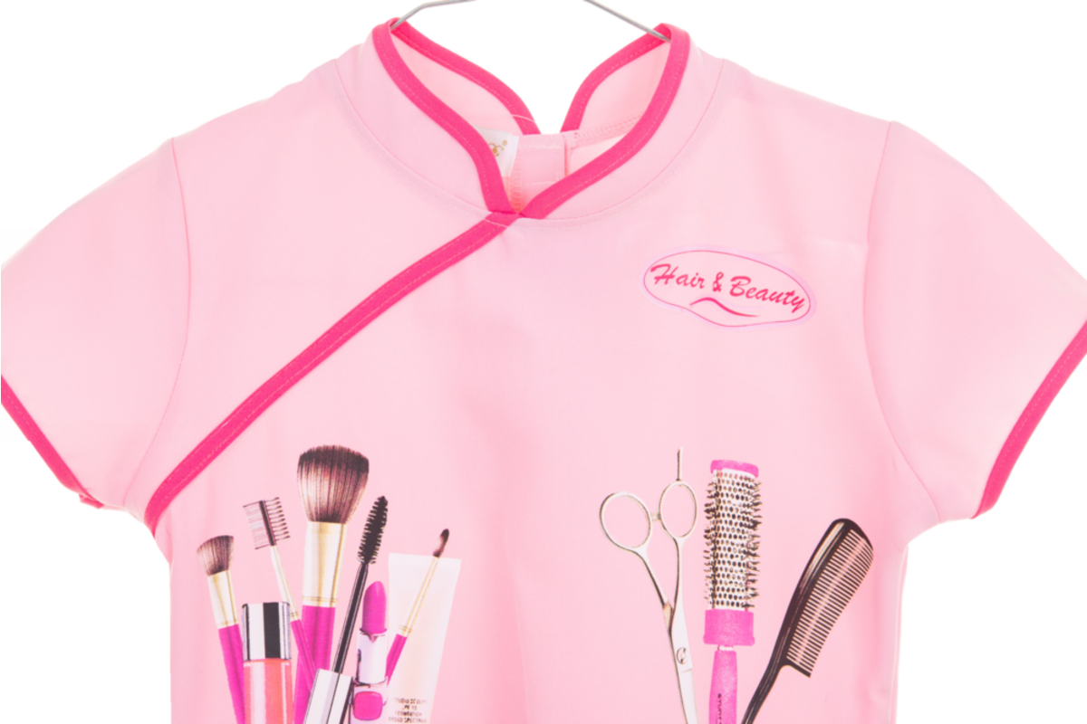 Verkleedkleding ECO schoonheidsspecialiste, 4-7 jaar