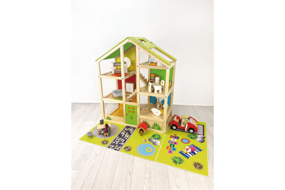 Poppenhuis set compleet XL
